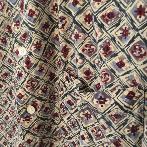 VINTAGE Floral Button Down Shirt - Picture 2 of 3